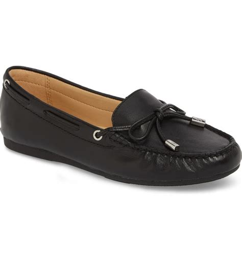 michael kors mokassins schwarz|Sutton Leather Moccasin .